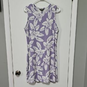 Natural Reflections Purple Sleeveless Sundress